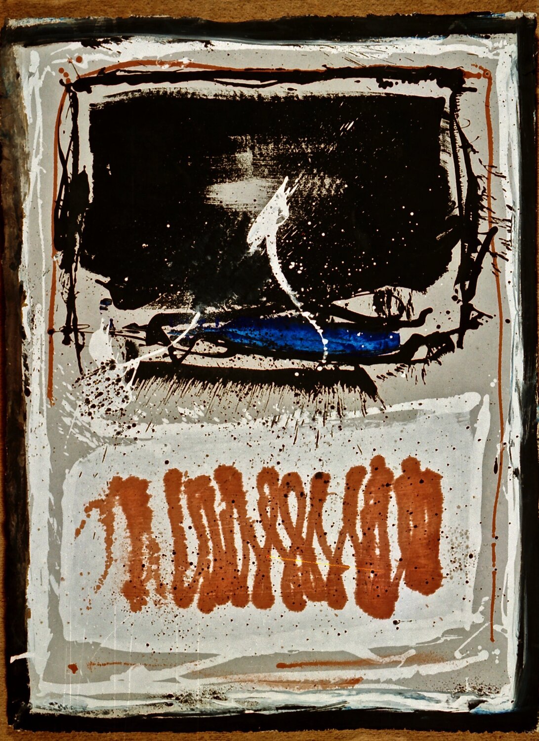 SANTIAGO SIN TITULO 9 Max Francos Original painting for sale