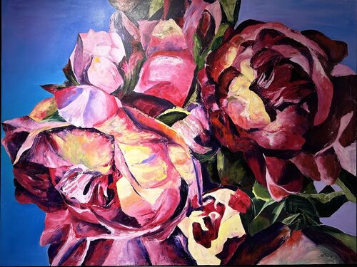 ROSAS par MARIA ISABEL TOMÁS FERNÁNDEZ, Peinture en vente sur Singulart