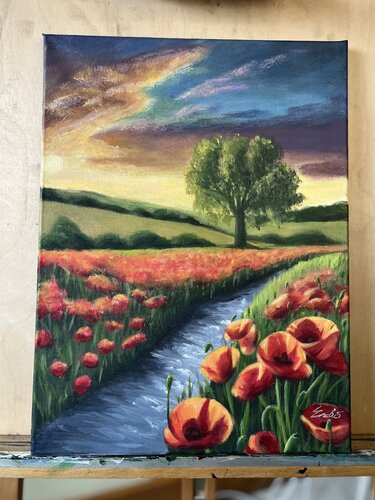 Sunset di Eniko Hermann, Pittura in vendita su Singulart