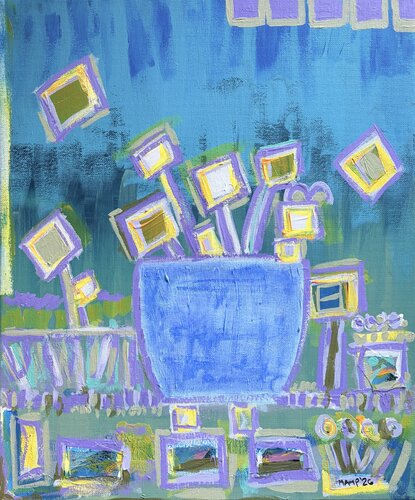 Between them di Maria Alexandra Moreno Perez, Pittura in vendita su Singulart