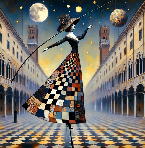 " Equilibrista" von Angelo Mazzoleni, Digital kaufen auf Singulart