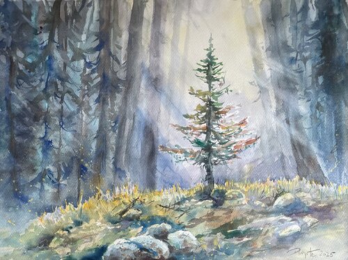 solitaire de Dieter Wystemp, Obra en papel a la venta en Singulart