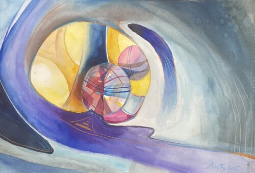 Pass through by Dieter Wystemp, Painting for Sale on Singulart
