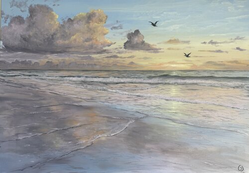 Echoes of You par Julie Gazounaud, Peinture en vente sur Singulart