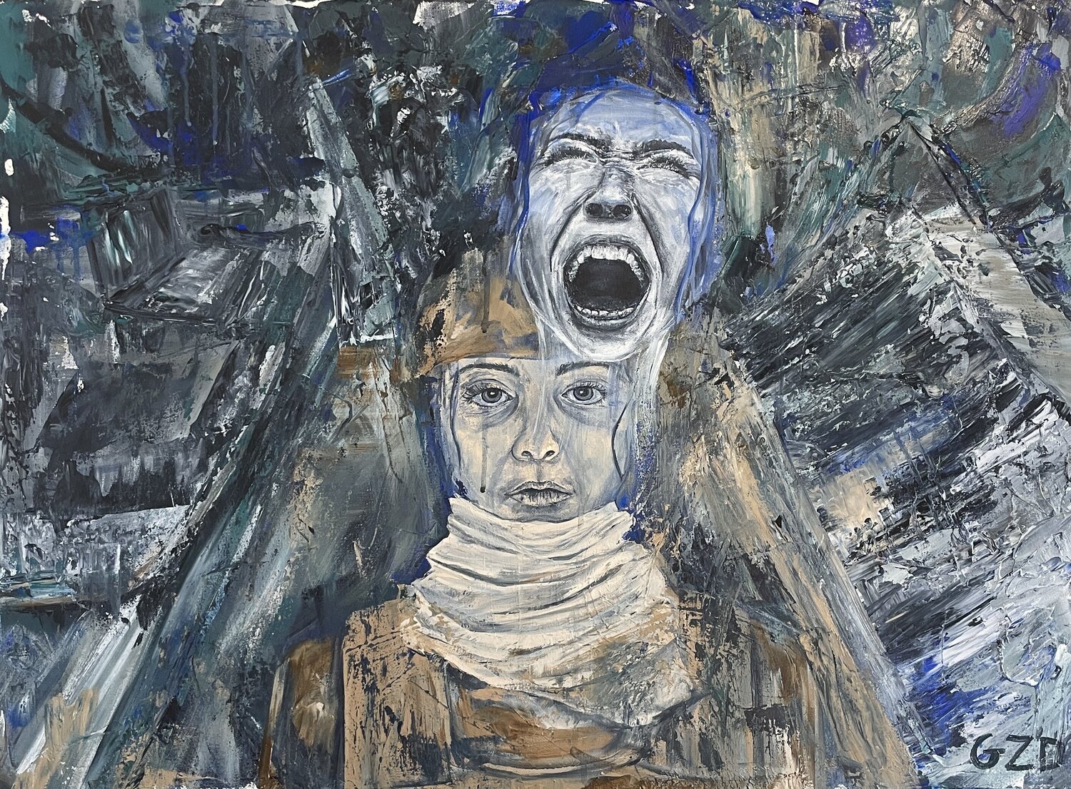 Mali n°3 Julie Gazounaud Peinture originale à vendre