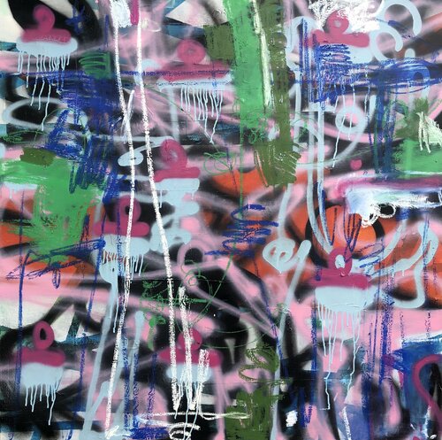 She drives me crazy van Maria Esmar, Schilderij te koop op Singulart