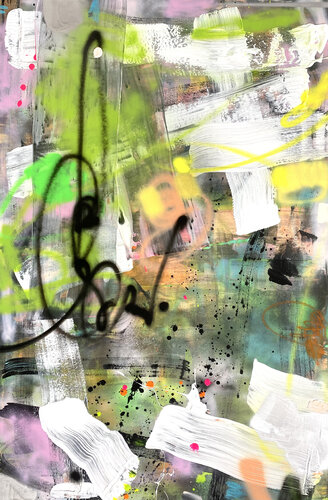 Live in the now van Maria Esmar, Schilderij te koop op Singulart