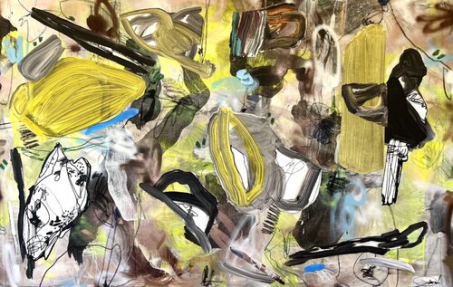 Beyond borders by Maria Esmar, Painting for Sale on Singulart