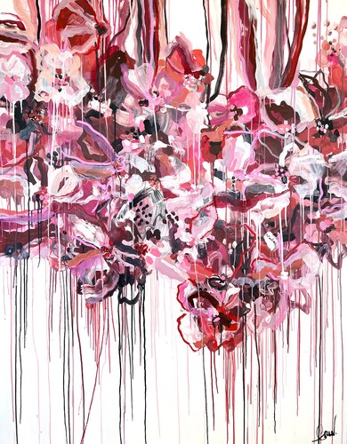 Vision in red par Maria Esmar, Peinture en vente sur Singulart