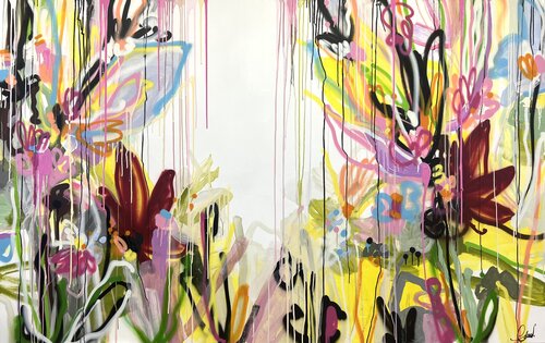 Magie des fleurs von Maria Esmar, Malerei kaufen auf Singulart