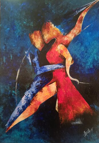 Fusion ephemere by Kader Klouchi, Painting for Sale on Singulart