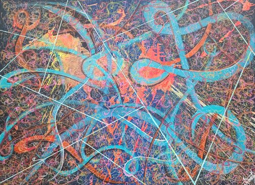 Volute by Kader Klouchi, Painting for Sale on Singulart