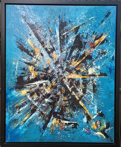 Abysse by Kader Klouchi, Painting for Sale on Singulart