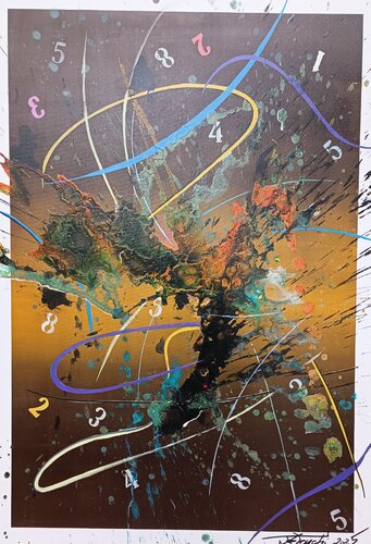 Le temps qui passe by Kader Klouchi, Painting for Sale on Singulart