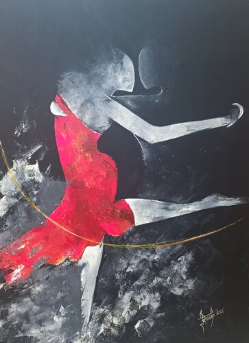 Tango de l'ombre de Kader Klouchi, Pintura a la venta en Singulart