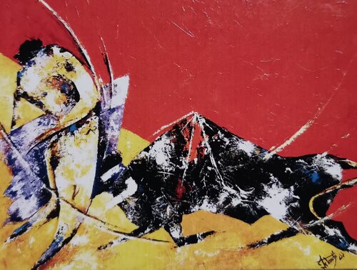 Evitement di Kader Klouchi, Pittura in vendita su Singulart
