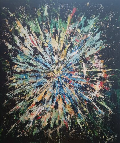 Abysse par Kader Klouchi, Peinture en vente sur Singulart