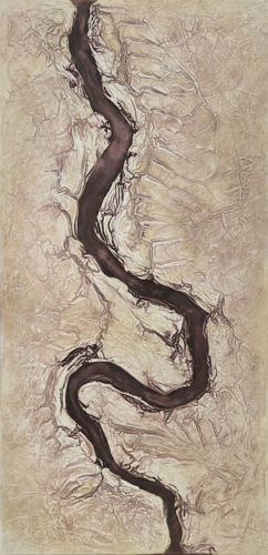 River by Soňa Kartes, Painting for Sale on Singulart