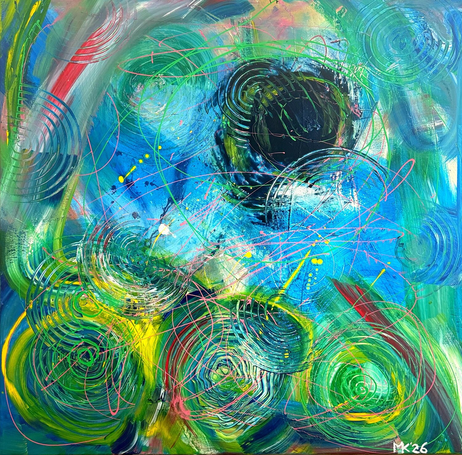 Efflorescence Melanie Krause オリジナル絵画 販売中