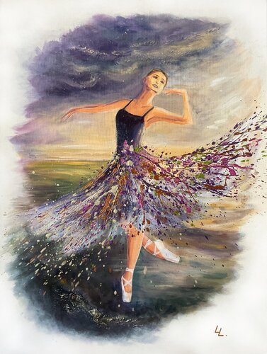 The Dance of Spring di Lyubov Lavrukhina, Pittura in vendita su Singulart