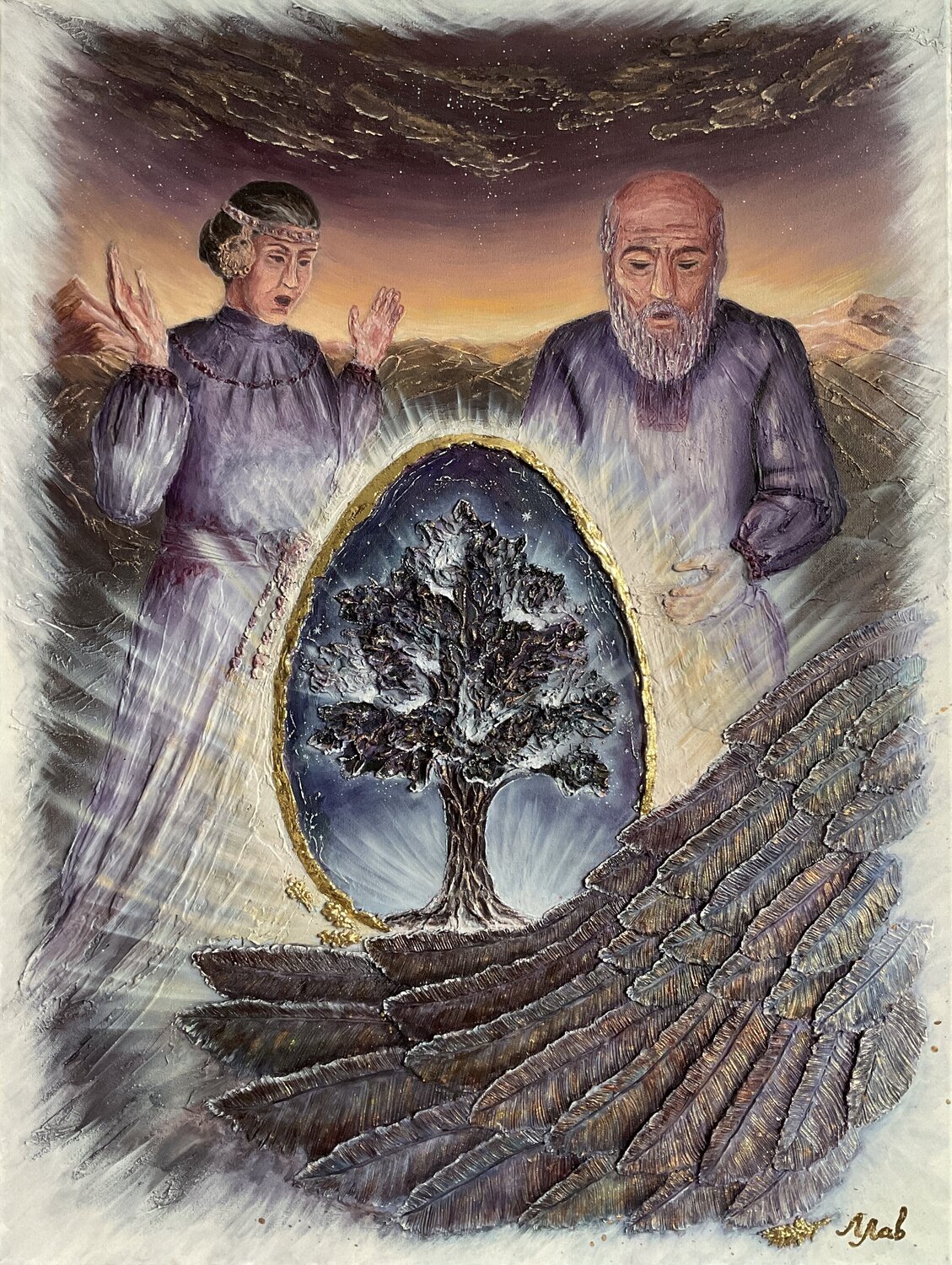 The Pockmarked Wing Lyubov Lavrukhina Originalgemälde zu verkaufen
