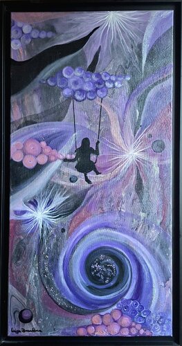 Sospesa nel tempo par Luigia Boccalone, Peinture en vente sur Singulart