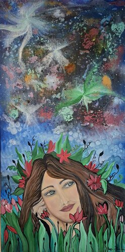 Oltre le nuvole par Luigia Boccalone, Peinture en vente sur Singulart
