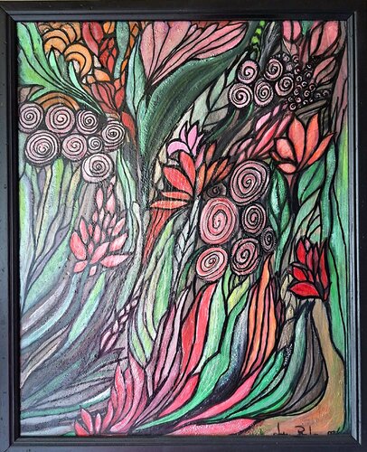 Campo di fiori de Luigia Boccalone, Pintura a la venta en Singulart