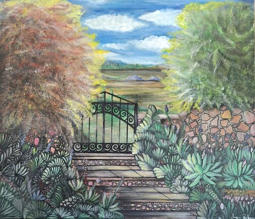 Giardini d' Estate de Luigia Boccalone, Pintura a la venta en Singulart