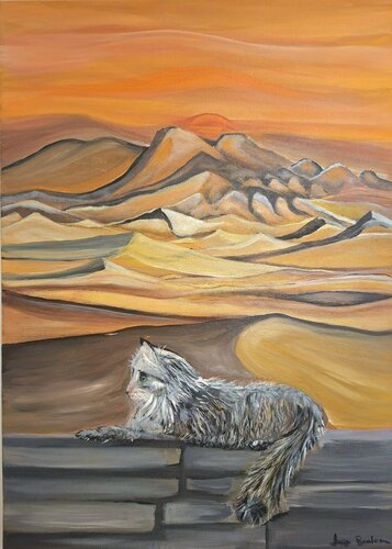 L'alba sul Sinai de Luigia Boccalone, Pintura a la venta en Singulart