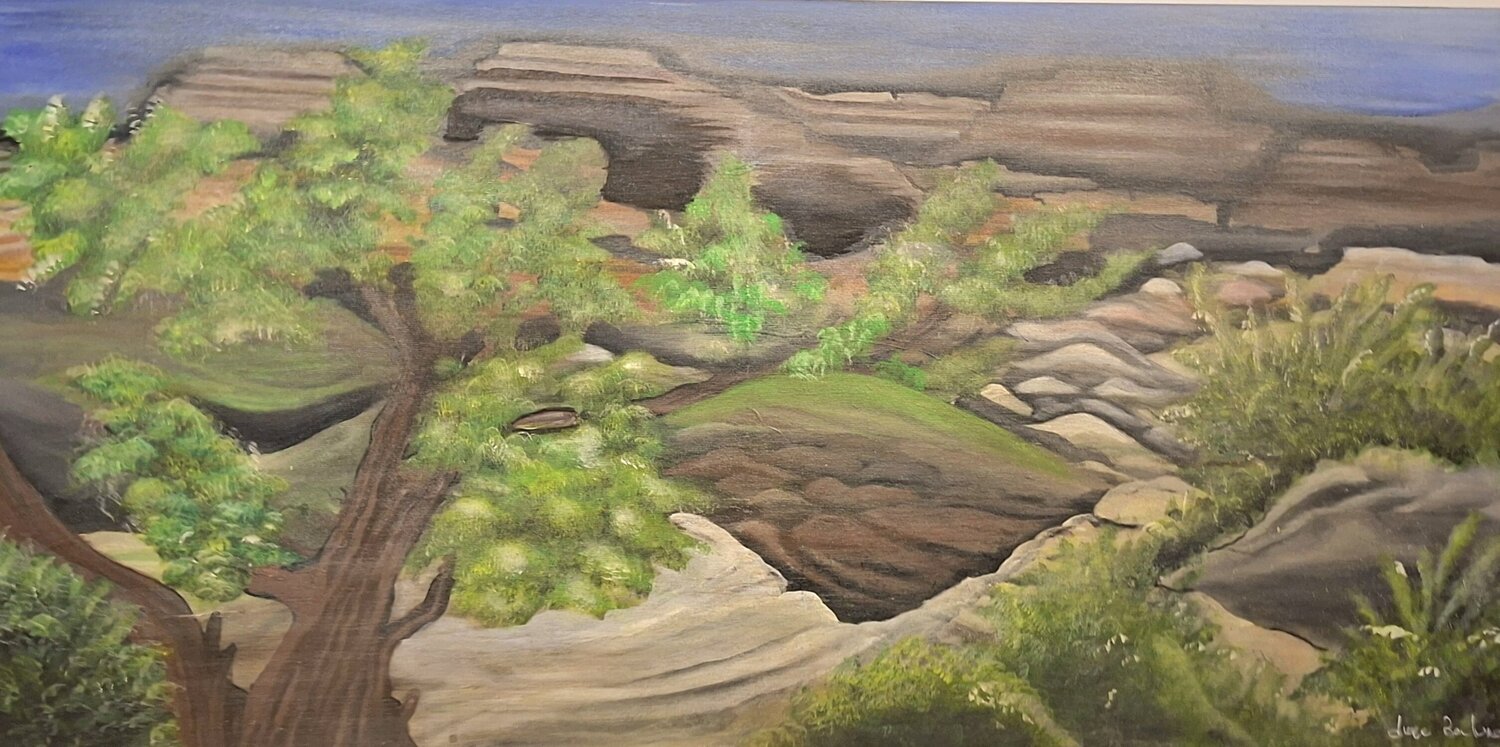 CANYON INFINITO Luigia Boccalone Pintura original en venta