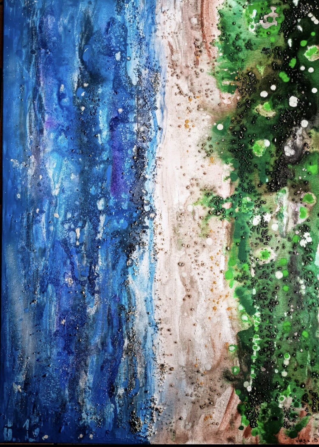 Tra mare e terra Luigia Boccalone Original painting for sale