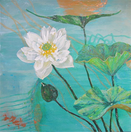 Poem of Water de Yuliya CHSHIPACHYOVA, Pintura a la venta en Singulart