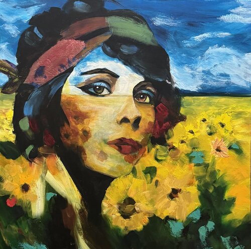 Guilded Bloom de Nancy DeMore, Pintura a la venta en Singulart