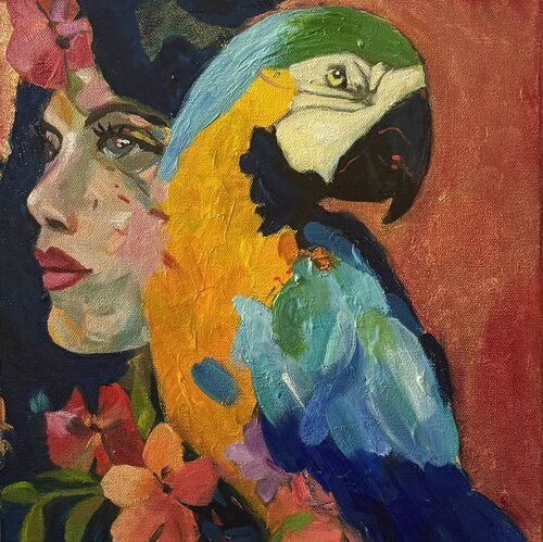 Messenger of Color Keeper of Secrets12 de Nancy DeMore, Pintura a la venta en Singulart