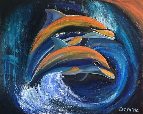 Sea Dance par Nancy DeMore, Peinture en vente sur Singulart
