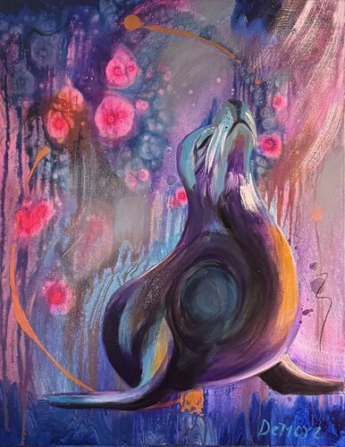 Sunbather by Nancy DeMore, Painting for Sale on Singulart