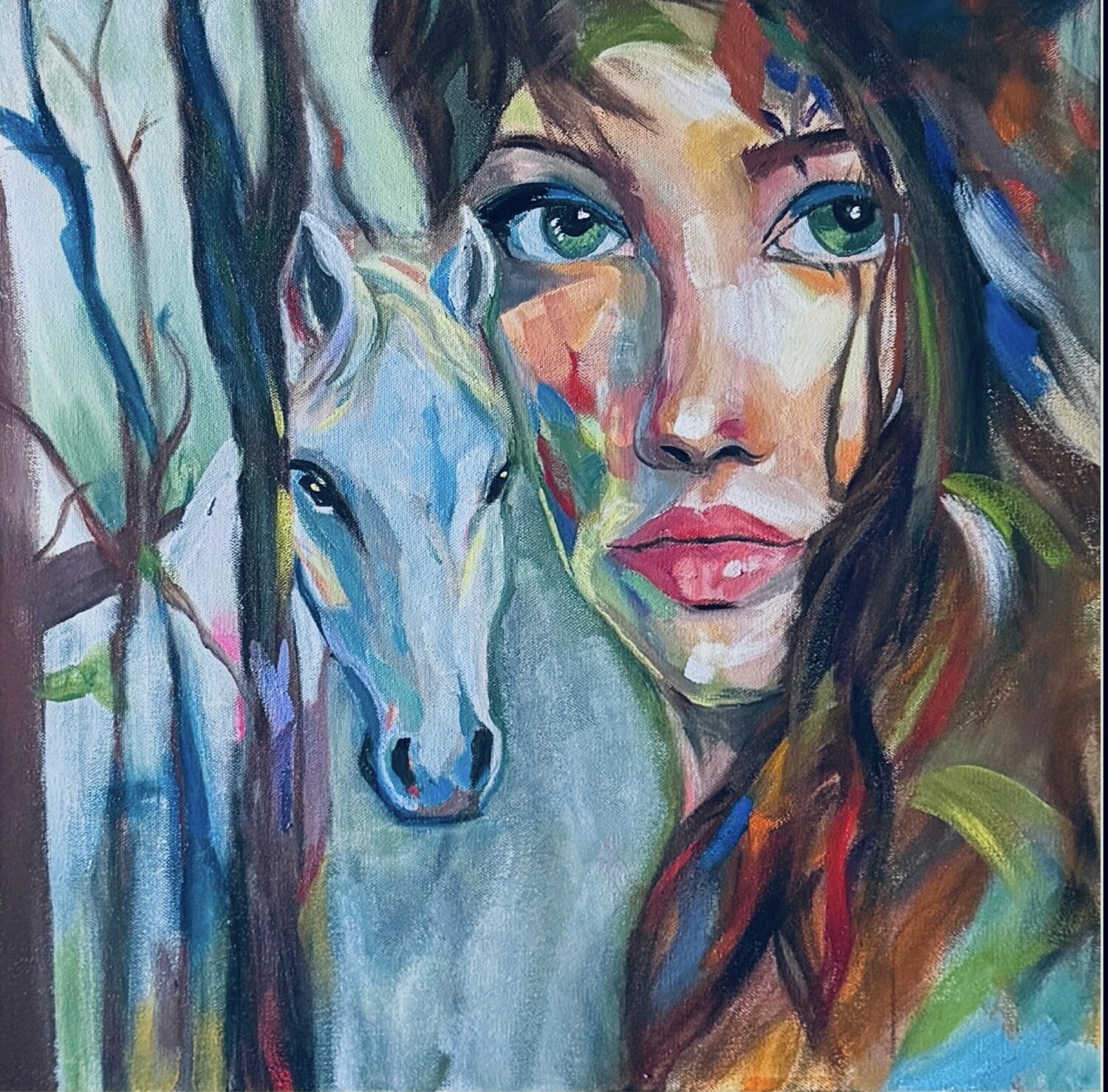 Whisper Between Worlds Nancy DeMore Original painting for sale
