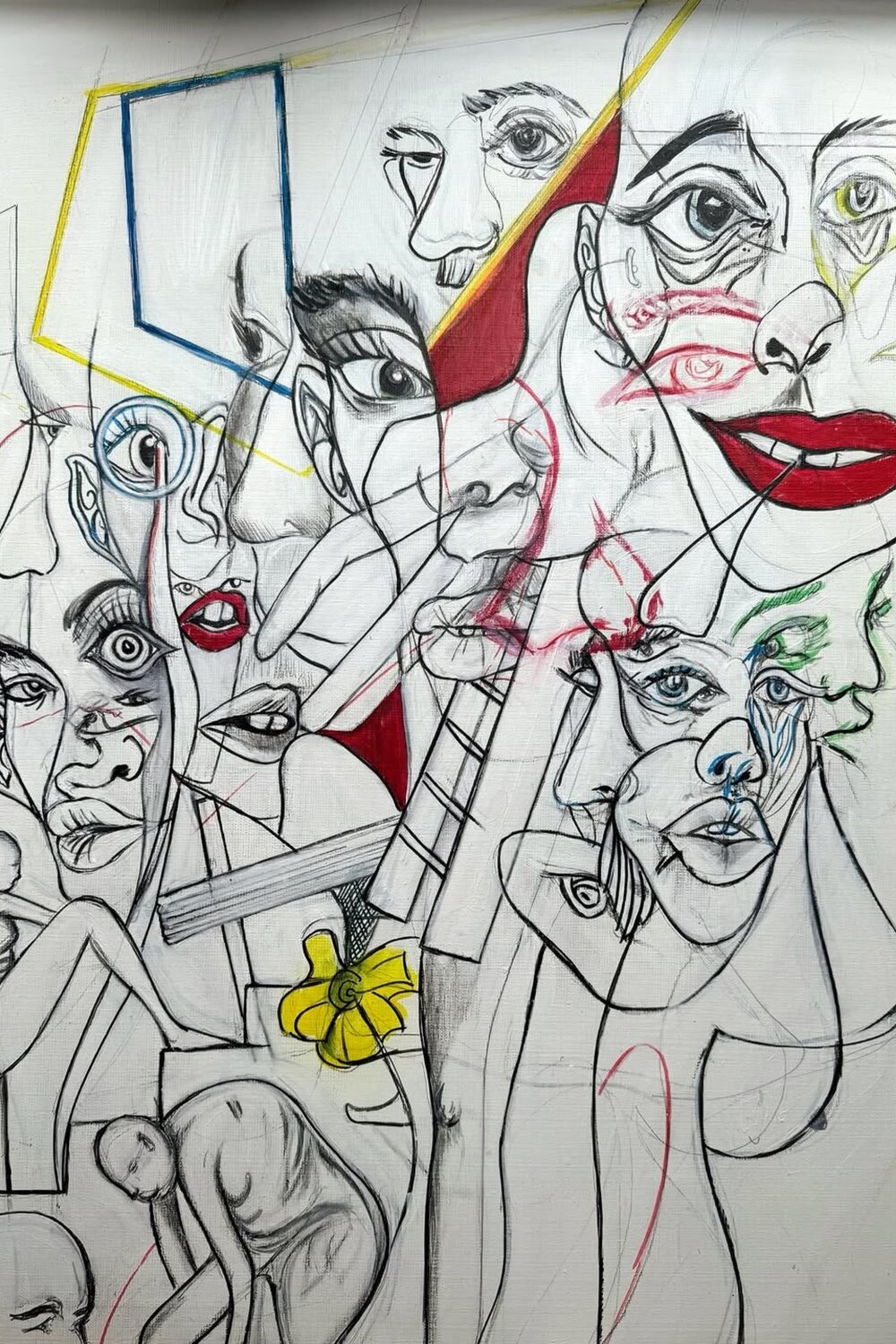 Held Between Versions Kiki Biernacko Dipinto originale in vendita
