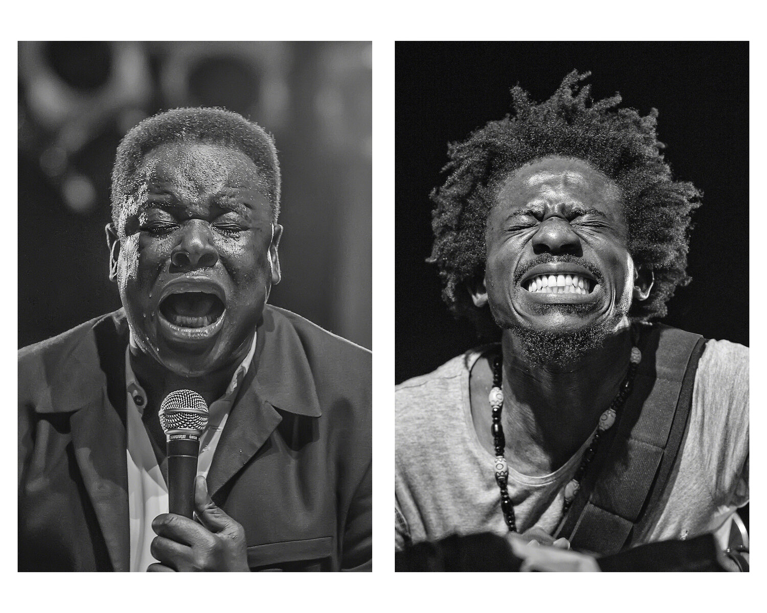 Omofonia n°3 Roy Young (2008) - Emanuel Opoku Ware (2016) Giuseppe Tamponi Photography for sale