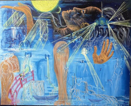The sacred space di Asya Neubauer, Pittura in vendita su Singulart