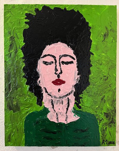 Une rêveuse by Ankou Morgue, 絵画 for Sale on Singulart