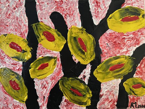 Les émois du printemps par Ankou Morgue, Peinture en vente sur Singulart