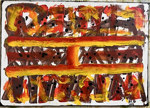 Guerre et destruction 4 de Ankou Morgue, Pintura a la venta en Singulart