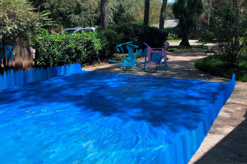 Blue Tarp by Michael Eugene Katz, Digital for Sale on Singulart