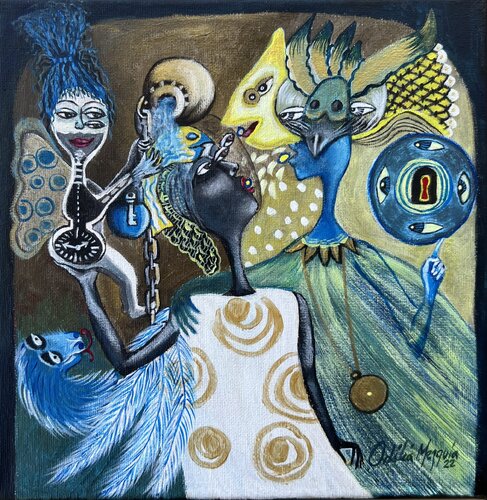 Sikan by Odilia Mezquia, 絵画 for Sale on Singulart
