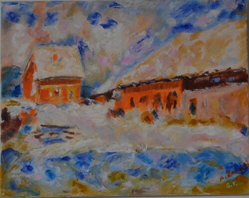 Winter Silence par ARTUR ZALESKI, Peinture en vente sur Singulart