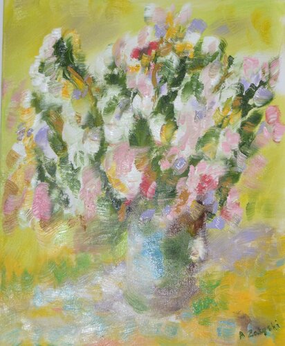 Spring Bouquet in Soft Light by ARTUR ZALESKI, Painting for Sale on Singulart
