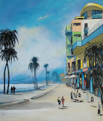 Albufeira, entre rêve et réalité de Françoise Schmidt, Pintura a la venta en Singulart