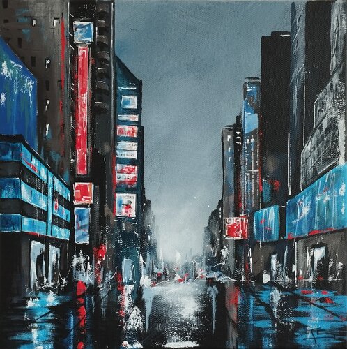 Rainy days 2 by Françoise Schmidt, Painting for Sale on Singulart